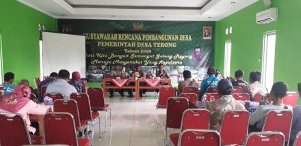 Pertemuan Rutin FPRB Desa Terong Bulan Januari 2020
